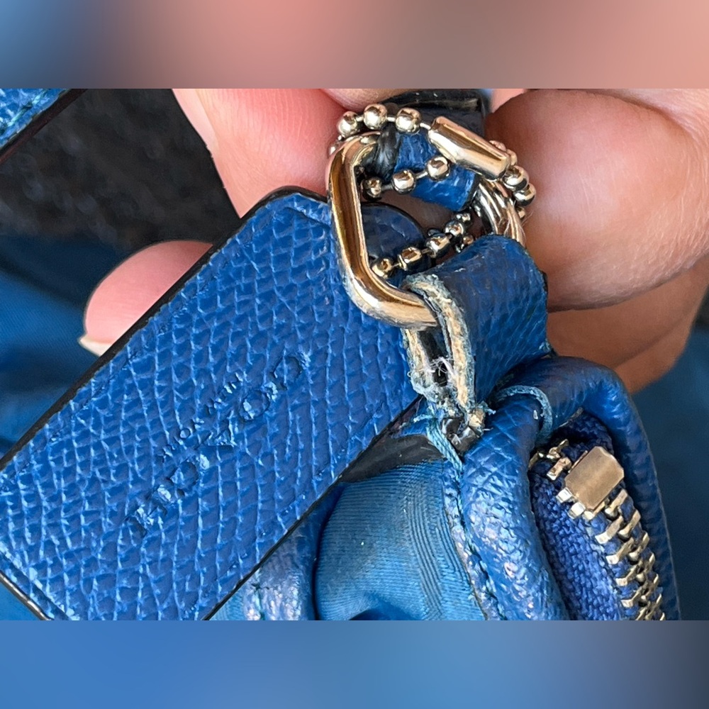 Coach Vibrant Blue Crossbody Bag - Picture 10 of 15